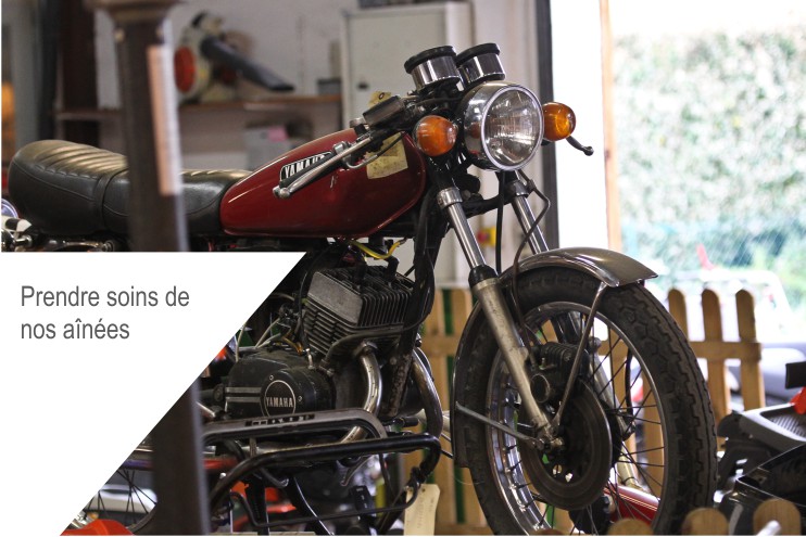 Entretine et reparation de vielles motos a Capbreton